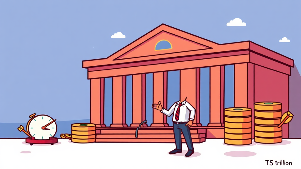 TS트릴리온 재무 상태는? (cartoon 스타일)