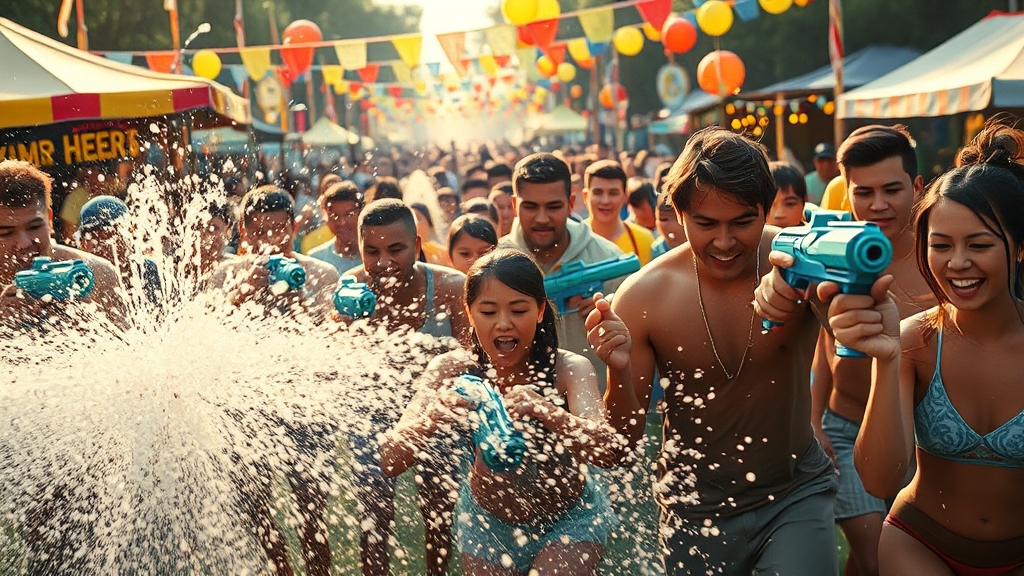 워터밤 꿀팁 대방출! (realistic 스타일)