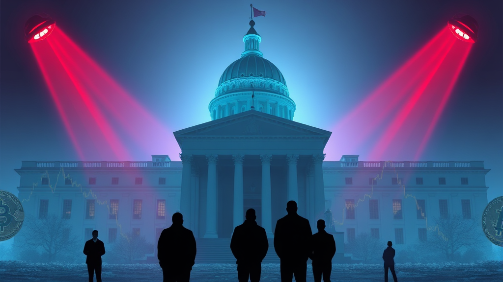 연준의 경고, 비트코인 급락? (realistic 스타일)