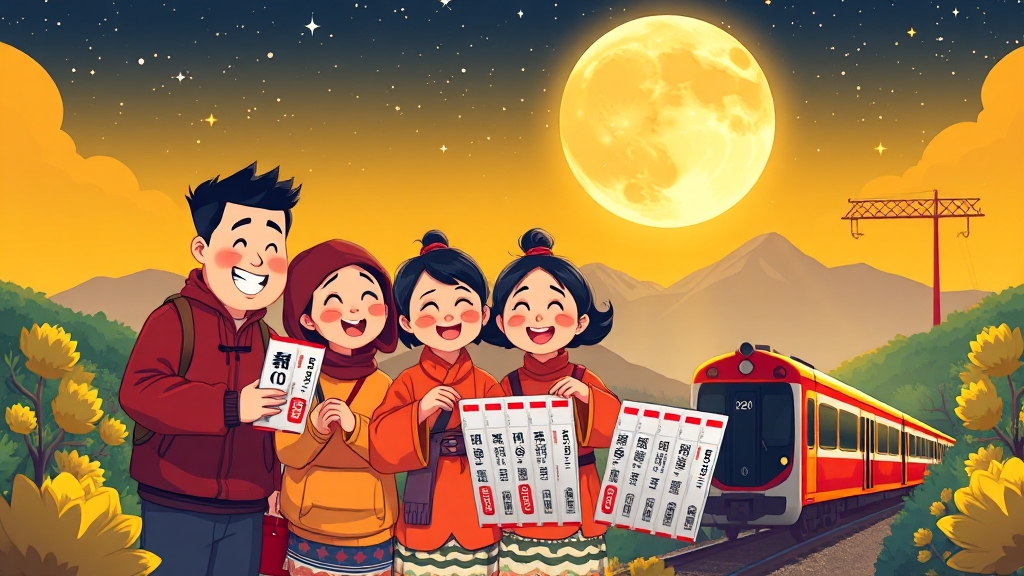2025년 추석 연휴 정보 (cartoon 스타일)