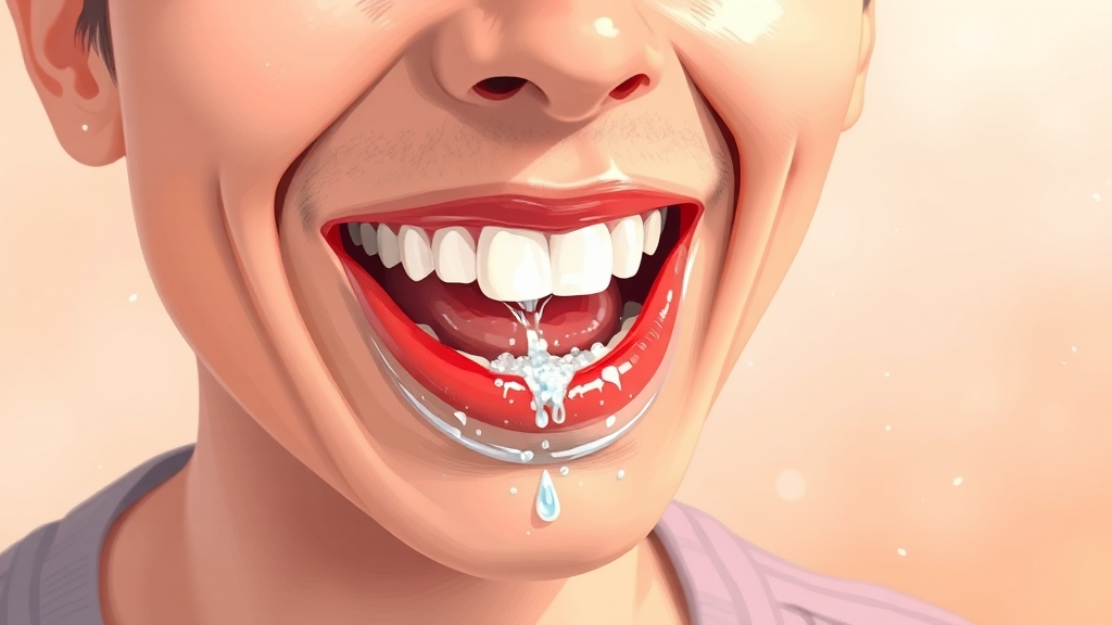 소금물 가글, 효과 있을까? (illustration 스타일)