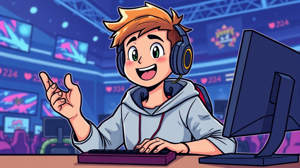 대회 일정 및 장소 (cartoon 스타일)