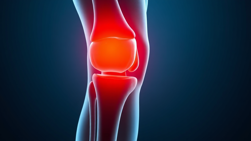 무릎 연골주사의 두 가지 핵심 종류 (realistic 스타일)