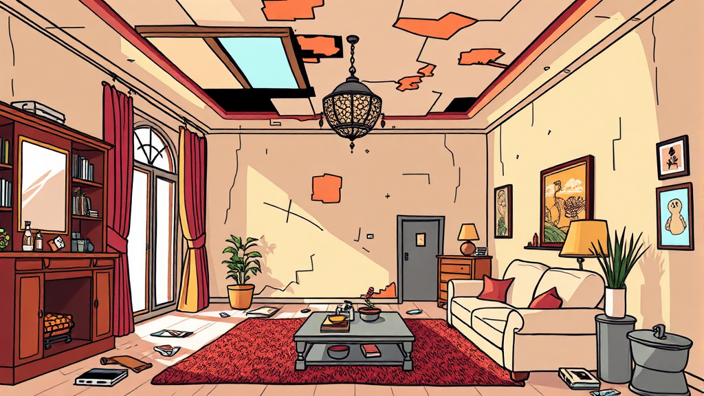 인테리어 평당 단가에 영향을 미치는 요소 (cartoon 스타일)