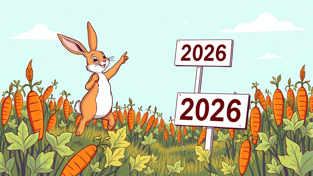 2026년 토끼띠 전체 운세 (illustration 스타일)