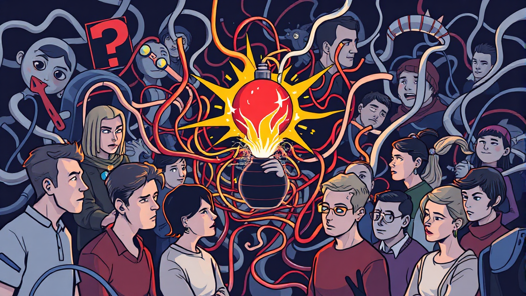 스트레스 원인, 무엇일까요? (illustration 스타일)