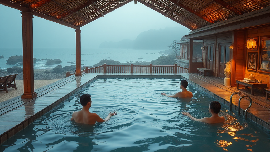 인천조탕, 특별한 웰니스 명소 (realistic 스타일)