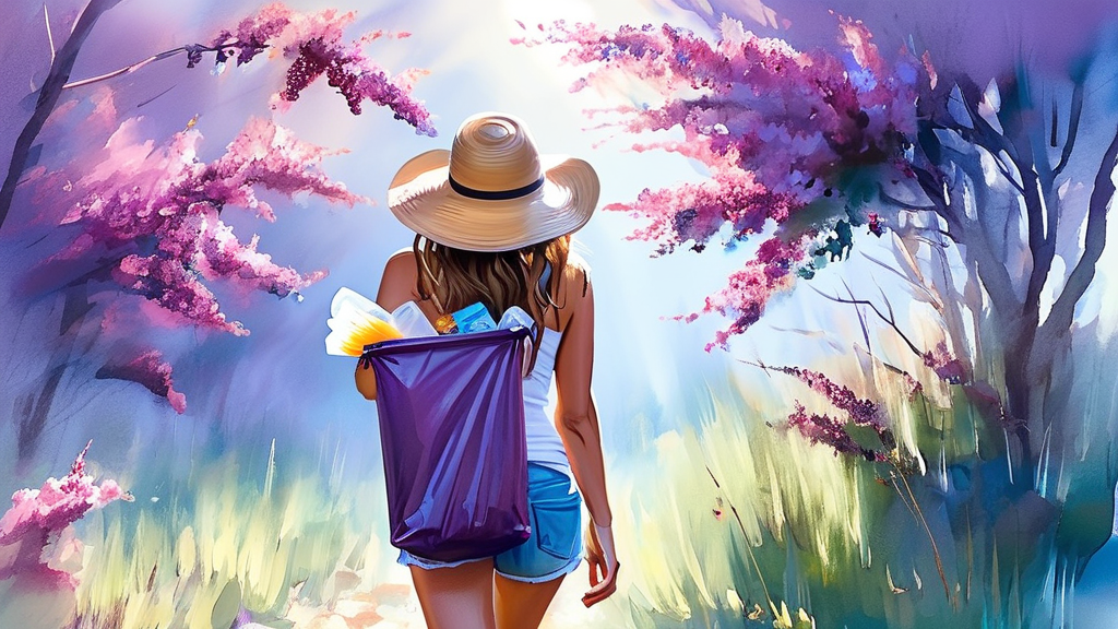 축제 즐기기 위한 필수 준비물 (watercolor 스타일)