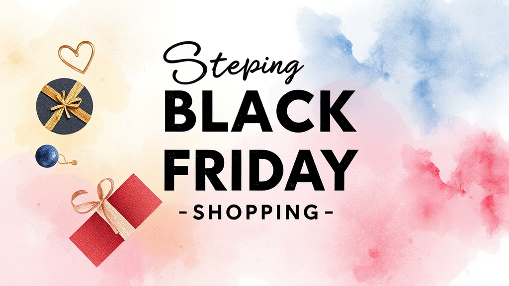 코웨이 블랙프라이데이 정보 (watercolor 스타일)