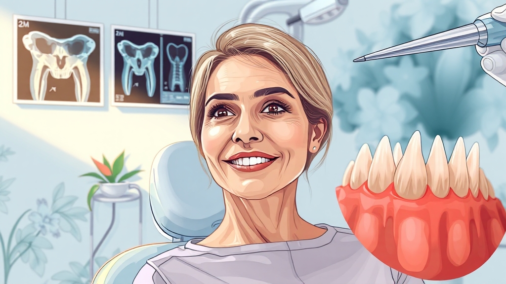 잇몸 퇴축, 어떻게 진단하고 치료할까요? (illustration 스타일)