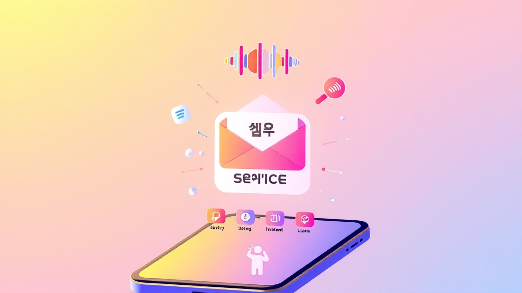 농협 알림 서비스 종류 (illustration 스타일)