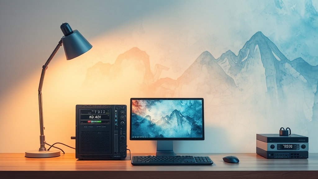 DGX 스파크 주요 특징 (watercolor 스타일)