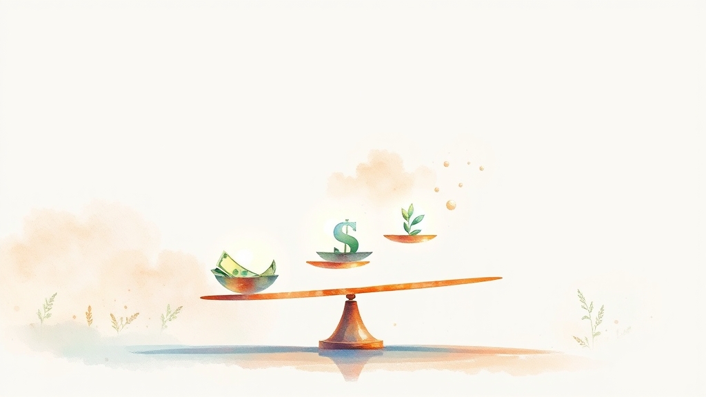 정부 기여금 및 세금 영향 (watercolor 스타일)