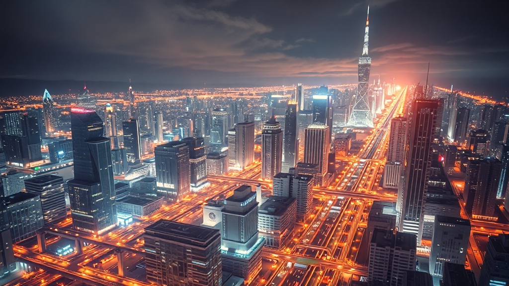 향후 전망: AI, 반도체, 전력 인프라 (realistic 스타일)