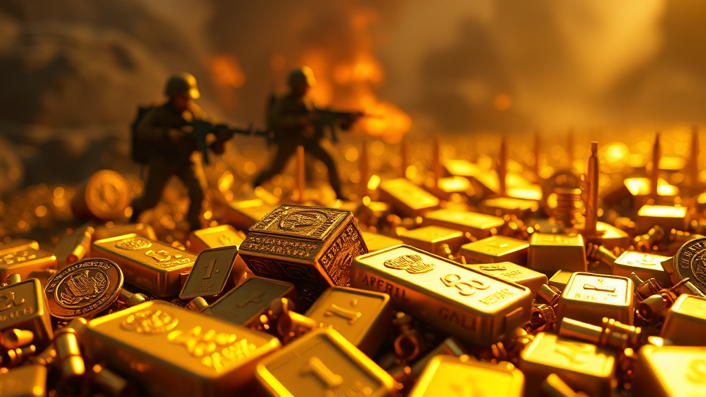 금값 하락의 숨겨진 이유 (realistic 스타일)