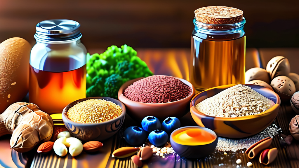 단백질 견과류 다이어트, 건강한 체중 감량의 열쇠 (realistic 스타일)