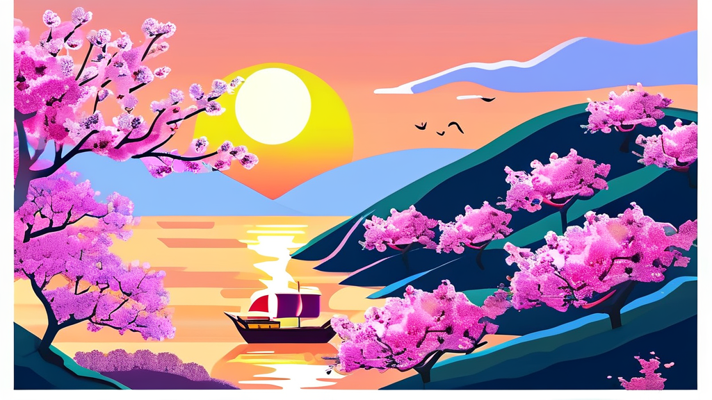 기지시줄다리기 축제와 함께 즐기는 당진의 봄 (illustration 스타일)