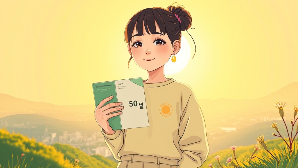 자립펀드 핵심 개요 (illustration 스타일)