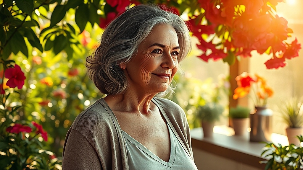 갱년기, 왜 힘들까요? (realistic 스타일)