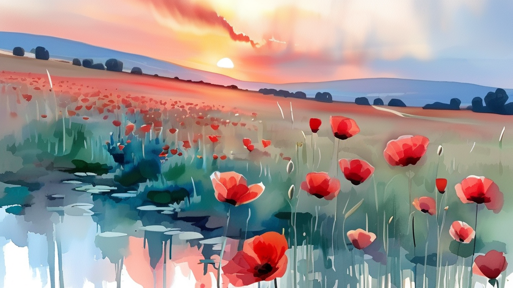 피로야 가라! 비트의 활력 충전 효과 (watercolor 스타일)