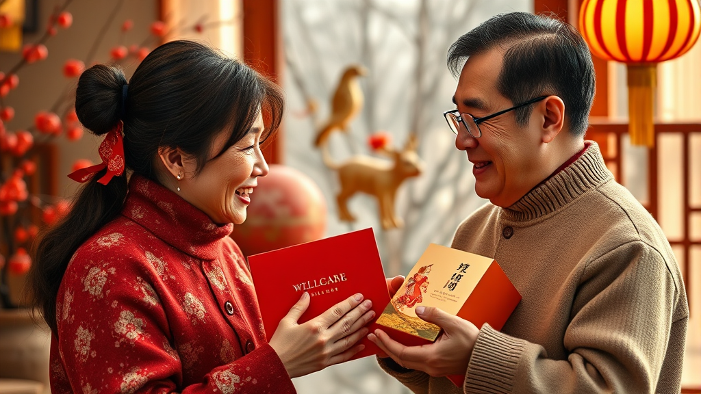 CJ웰케어, 설 명절을 위한 맞춤 선물 제안 (realistic 스타일)