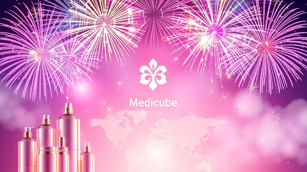 에이피알, K-뷰티 시총 1위 등극 (illustration 스타일)