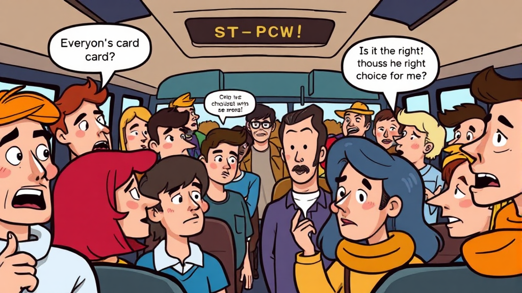 나에게 맞는 선택일까? (cartoon 스타일)