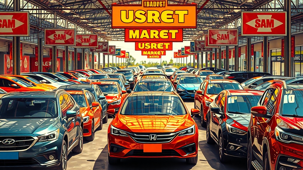 예산별 중고차 추천 (popart 스타일)