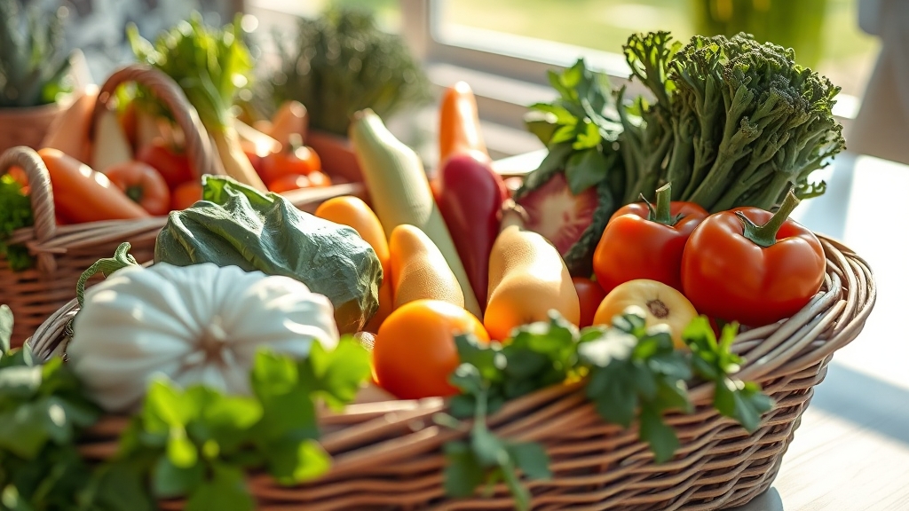 면역력 강화, 음식으로 튼튼하게! (realistic 스타일)