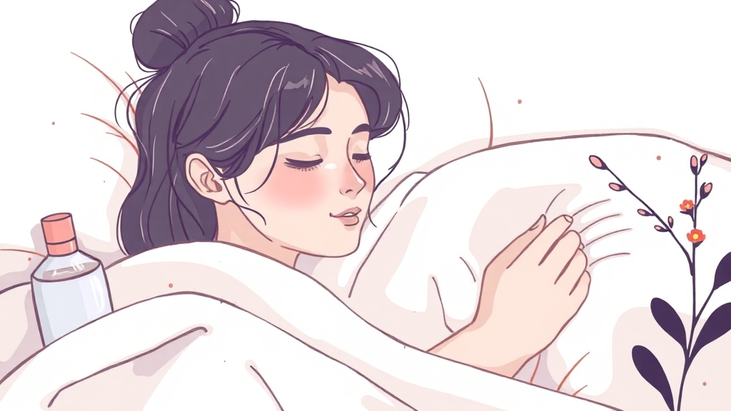 민감성 피부를 위한 관리법 (illustration 스타일)