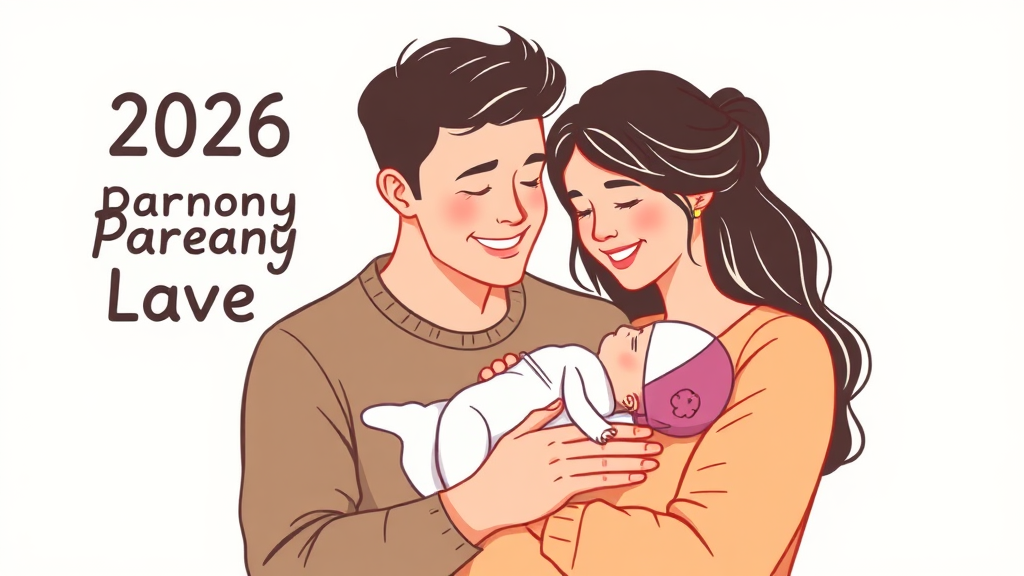 출산휴가, 배우자 휴가 활용법 (illustration 스타일)