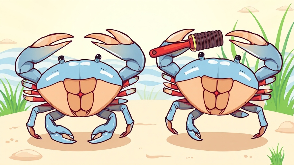 꽃게 손질, 쉽고 깔끔하게! (cartoon 스타일)