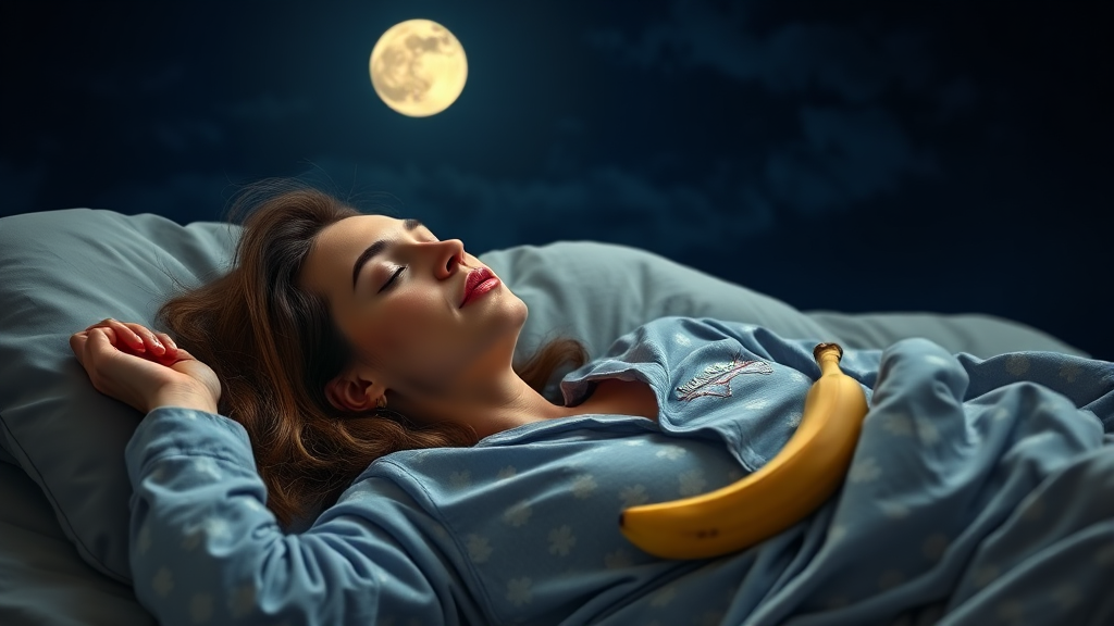 식물성 멜라토닌, 언제 먹는 것이 좋을까? (realistic 스타일)