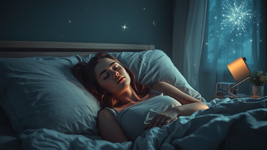 불면증, 어떻게 치료할까요? (realistic 스타일)