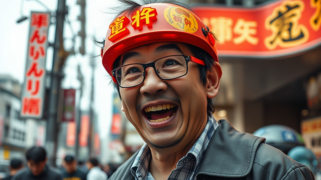 코믹 & 사회 풍자 (realistic 스타일)