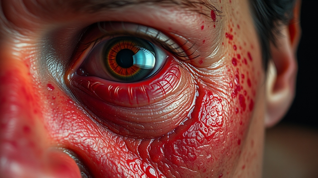 합병증 및 장기 관리 (realistic 스타일)