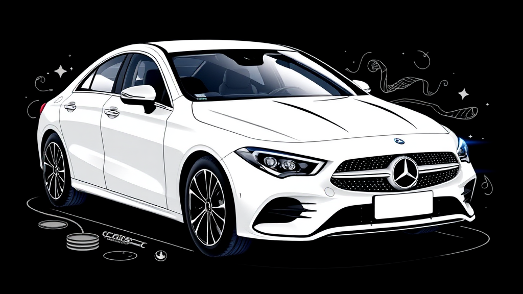 CLA220 하이브리드 가격 및 유지비 (illustration 스타일)