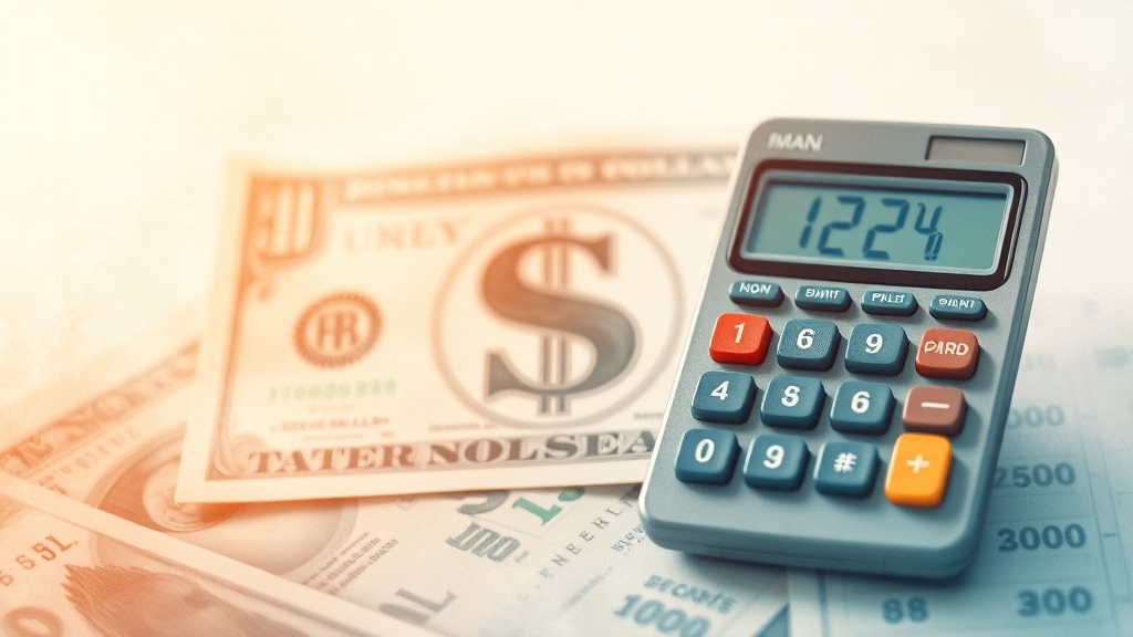 미국 주식 양도세 개념 (watercolor 스타일)