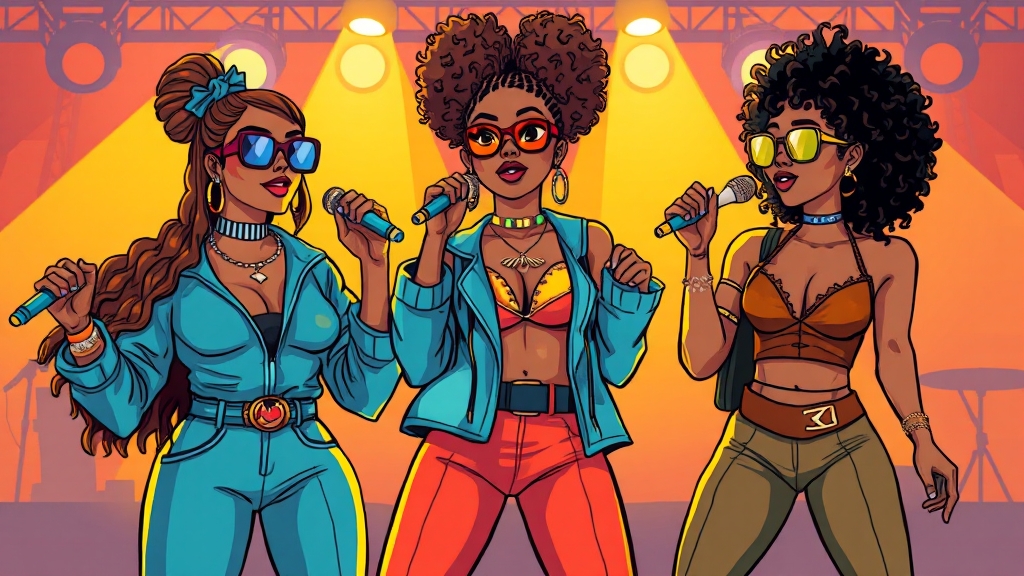 힙합 프린세스 개요 (cartoon 스타일)