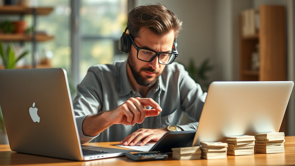 AI 부업 세금 가이드: 비용 처리 & 절세 팁 (realistic 스타일)