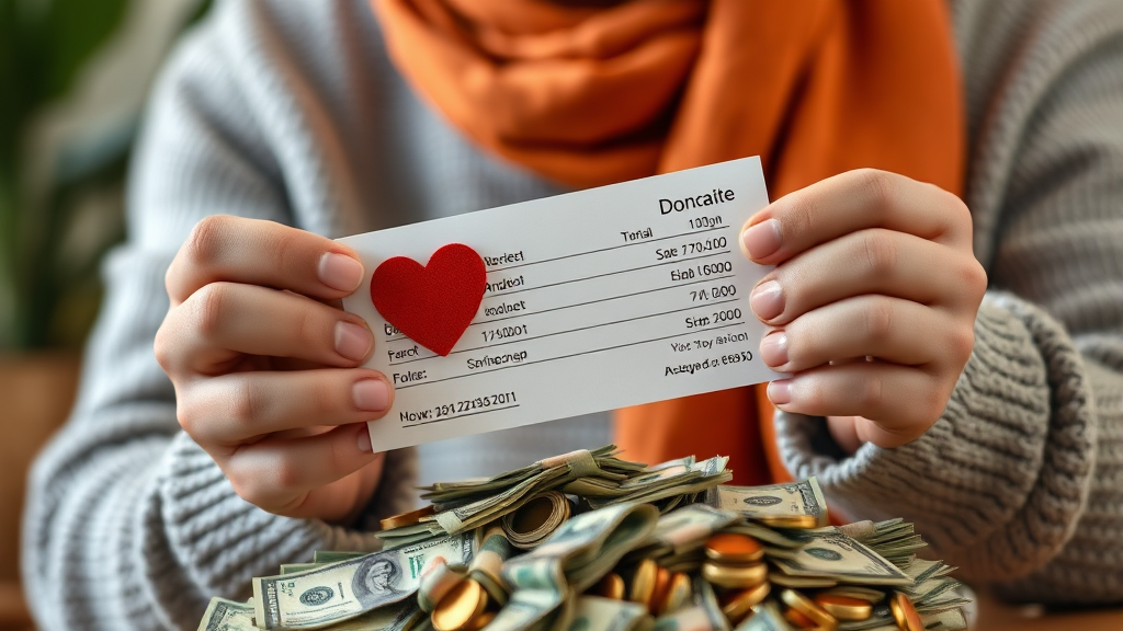 기부금 공제 혜택 강화 및 활용법 (realistic 스타일)