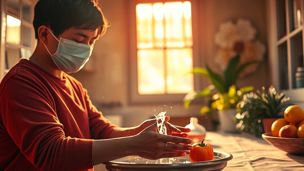 생활 속 예방 관리법은? (realistic 스타일)