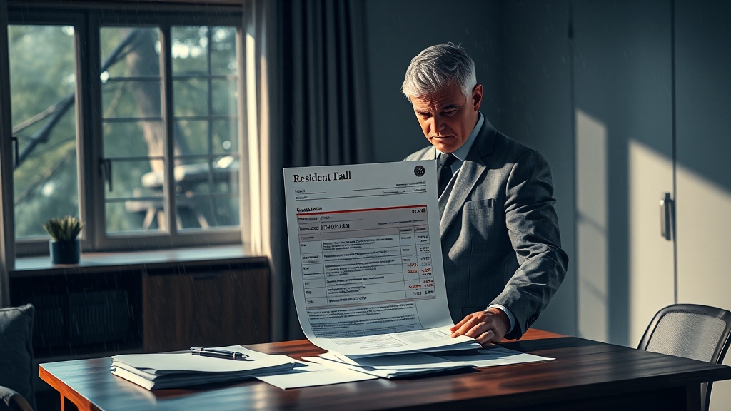 미납 시 가산세 및 유의사항 (realistic 스타일)