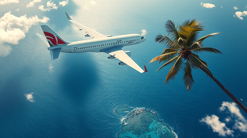 인천-사이판 비행시간 (realistic 스타일)