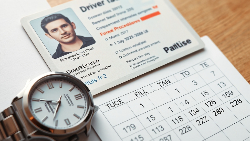 유효기간, 과태료, 유의사항 (realistic 스타일)