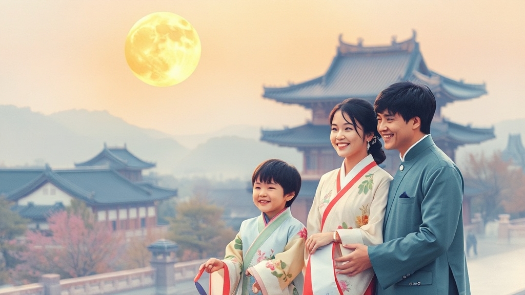 2025 추석, 완벽하게 즐기자! (watercolor 스타일)