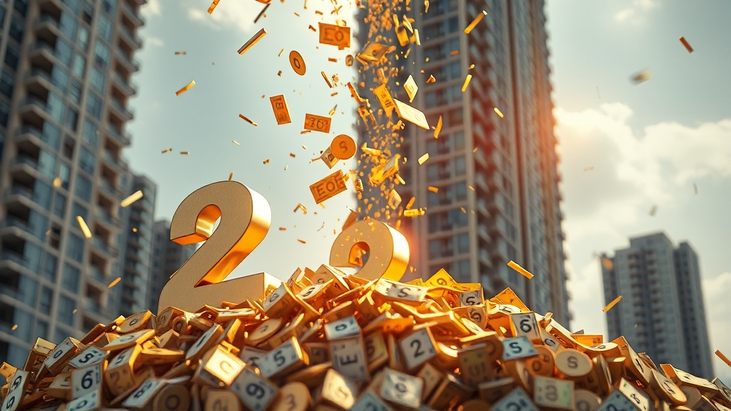 예상 시세 차익, 얼마나 될까? (realistic 스타일)