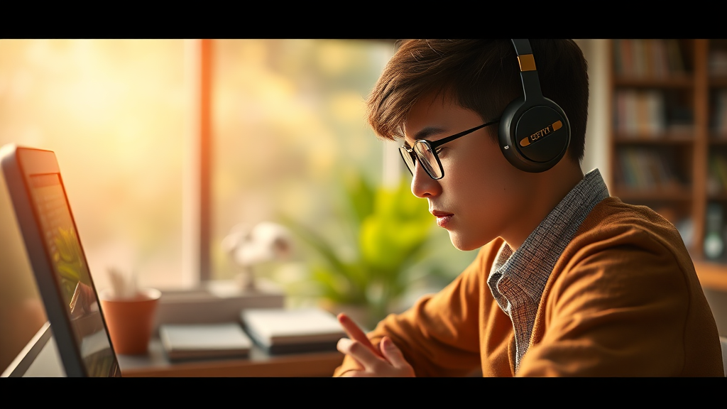 AI 기반 학습 원리 및 기술 (realistic 스타일)