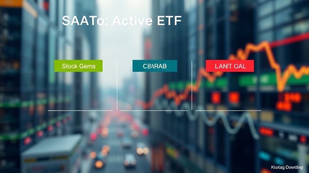 주요 운용사별 코스닥 액티브 ETF 비교 분석 (realistic 스타일)