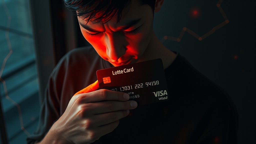 롯데카드, 왜 해지해야 할까? (realistic 스타일)